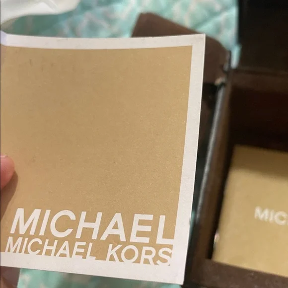 Michael Kors watch hunger stop gold tone watch